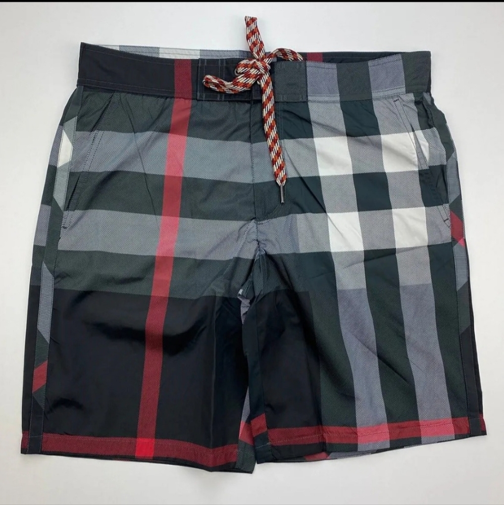Burberry Men's Swimwear Check Swim Shorts Swim Trunks